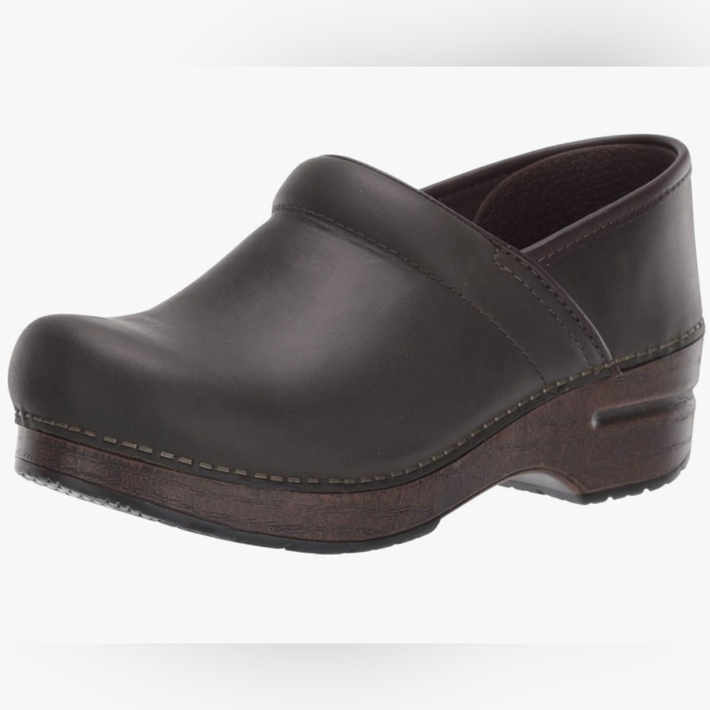 Dansko Professional Moss Oiled Pull Up 37 (US Women's 6.5-7) Regular